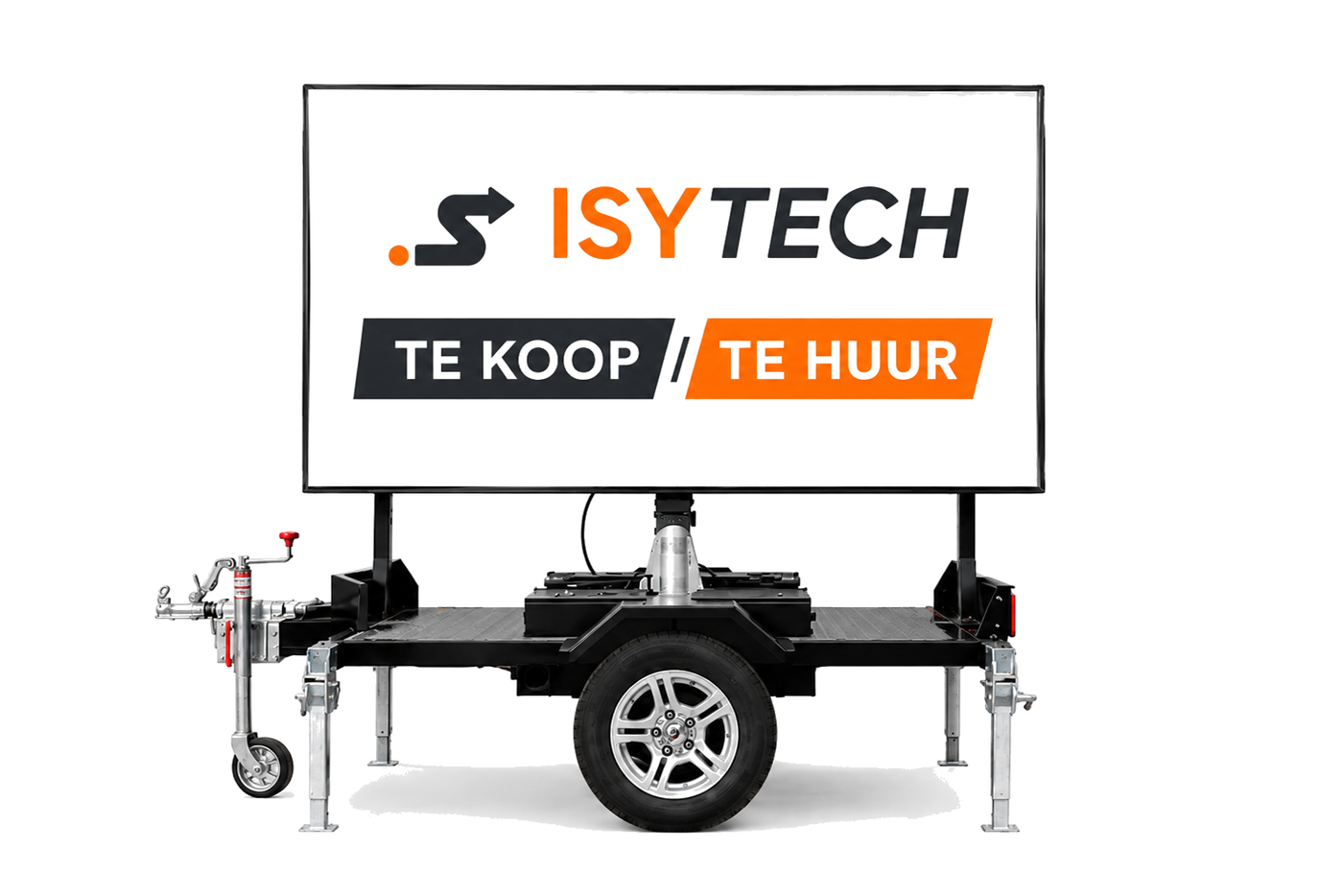 Isytech-ledkar: mobiel ledscherm op aanhangwagen, te koop en te huur